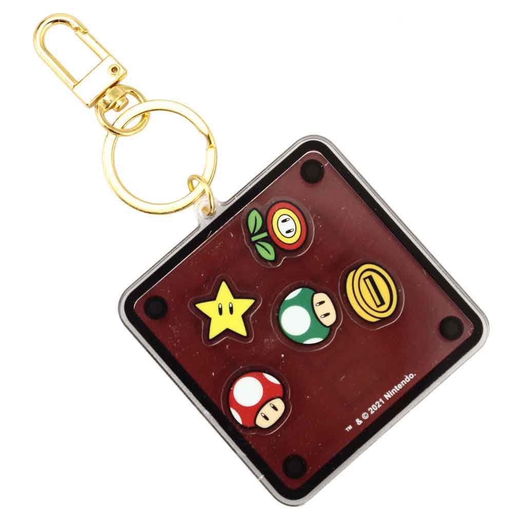 BioWorld Keychain Super Mario Bros. Mystery Block Keychain KEA085FSMBPP00