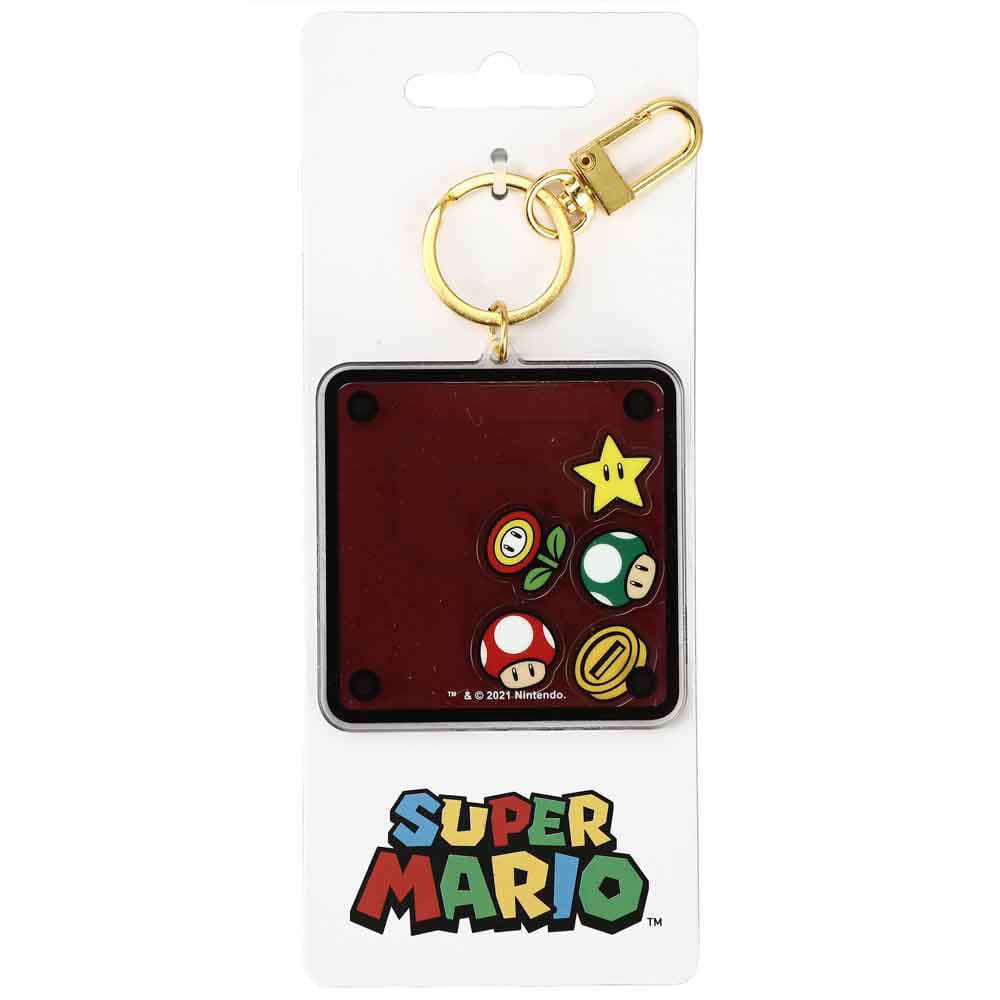 BioWorld Keychain Super Mario Bros. Mystery Block Keychain KEA085FSMBPP00