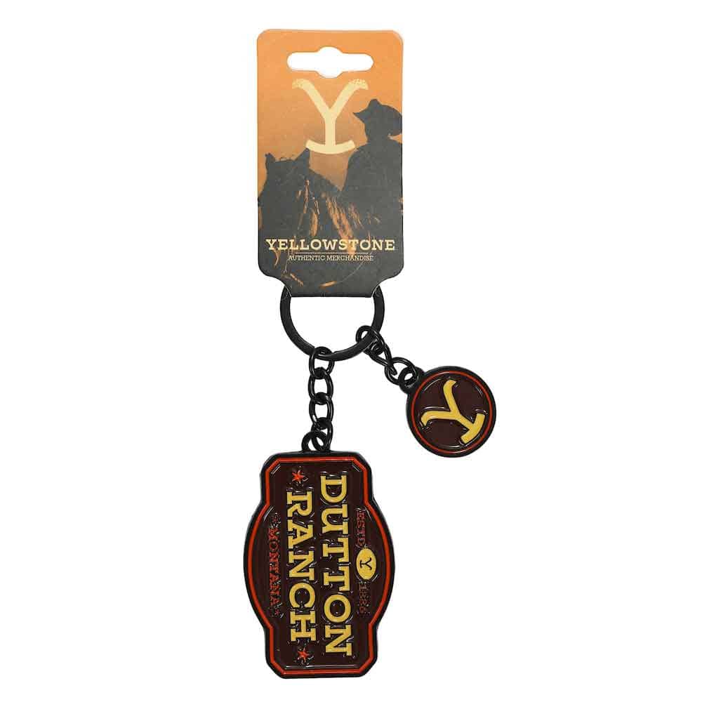 BioWorld Keychain Yellowstone Dutton Ranch Metal Keychain KEU2JFCYELPP00