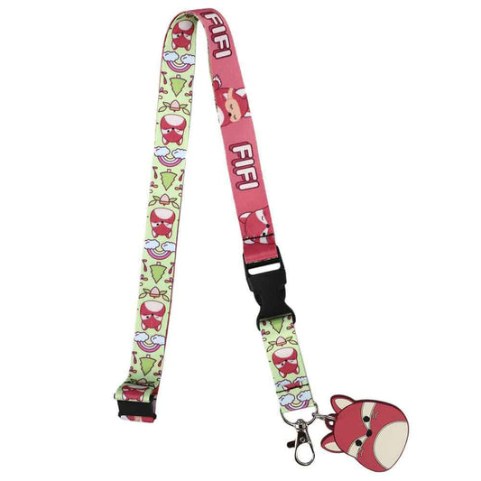 BioWorld Lanyard Squishmallows Fifi The Fox Reversible Lanyard LAY1G2XSQMPP00