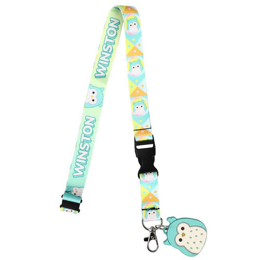 BioWorld Lanyard Squishmallows Winston The Owl Reversible Lanyard LAY1G2YSQMPP00