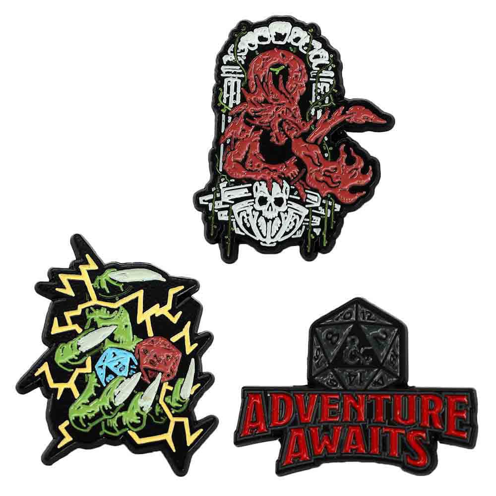 Bioworld Dungeons & Dragons Enamel Pins Set