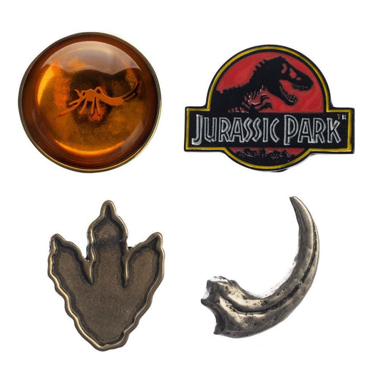 Bioworld Jurassic Park Enamel Pins Set