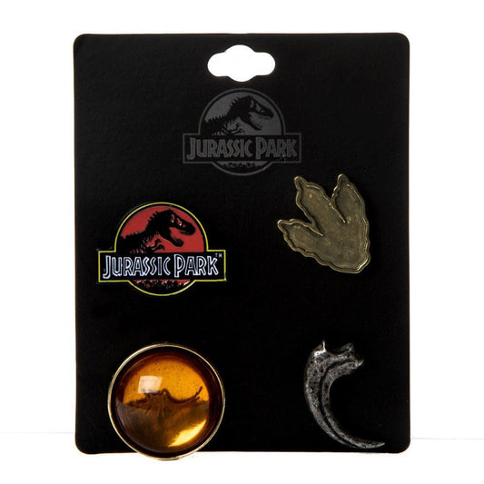 Bioworld Jurassic Park Enamel Pins Set