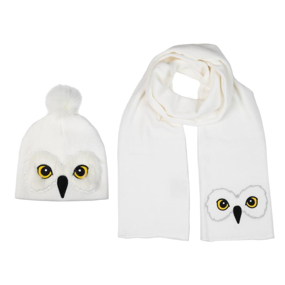 Bioworld Wizarding World Harry Potter Hedwig Knit Scarf & Beanie Hat