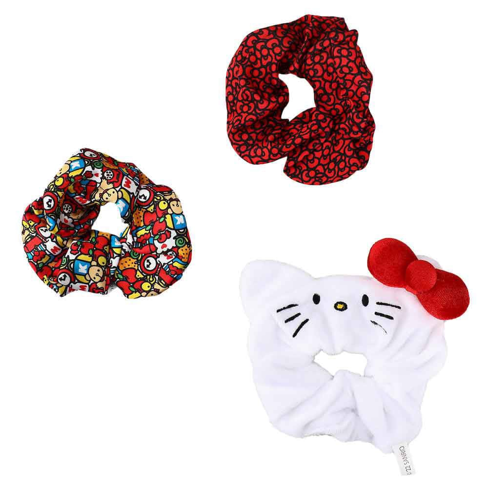 BioWorld Scrunchies Sanrio Hello Kitty Hair Scrunchies 3pk HHF14Z8HKCPP00