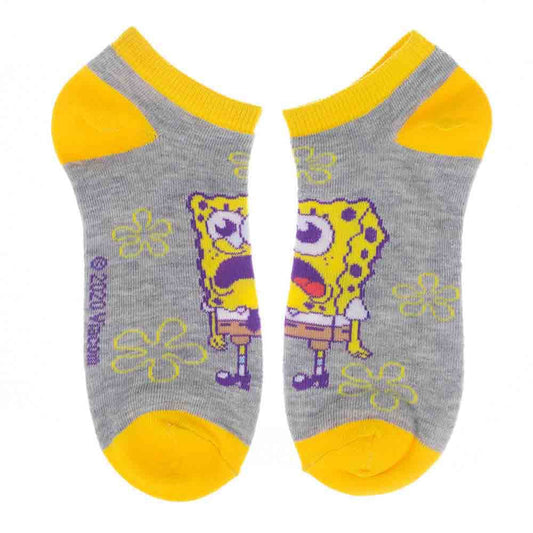 BioWorld Socks Spongebob Squarepants Ankle Socks 5pk XS980YSPO00PP00