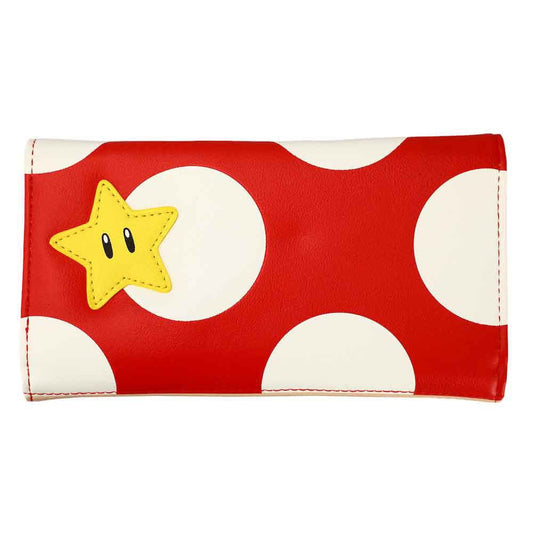 BioWorld Wallet Super Mario Red Mushroom Bi-Fold Wallet GW58Y2SMBPP00