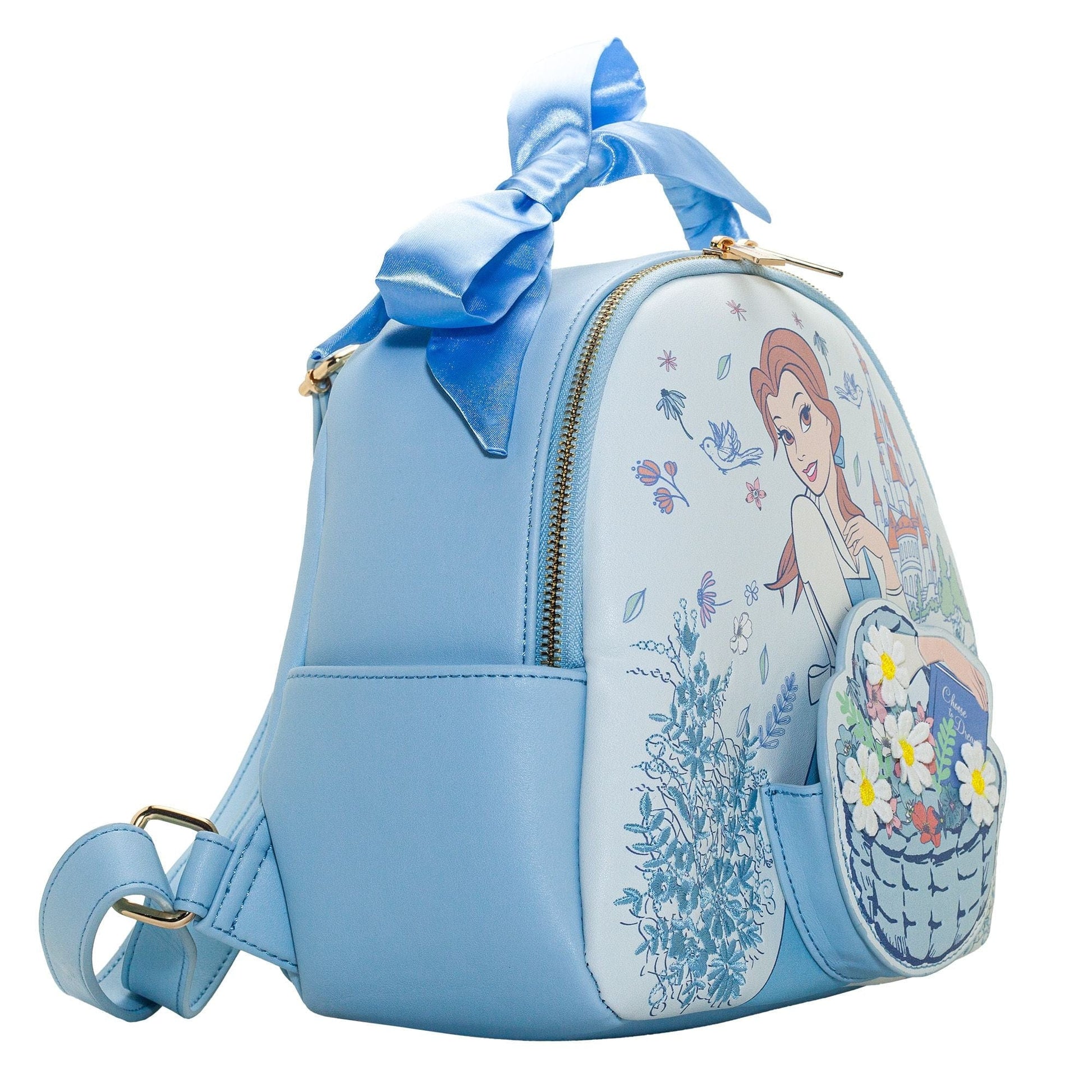 Loungefly Disney Beauty And The Beast Belle Faux Leather Mini Backpack