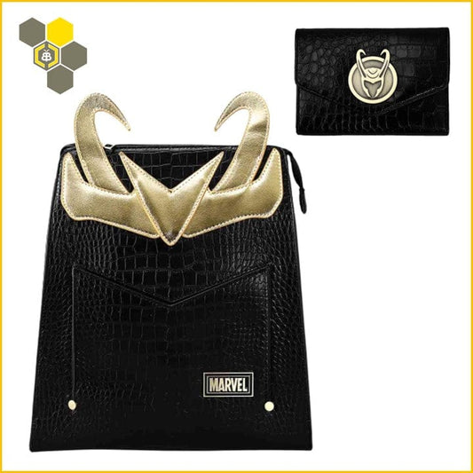 Collective Hobbees Gift Marvel Loki Backpack & Wallet Gift Set CHB2021LW