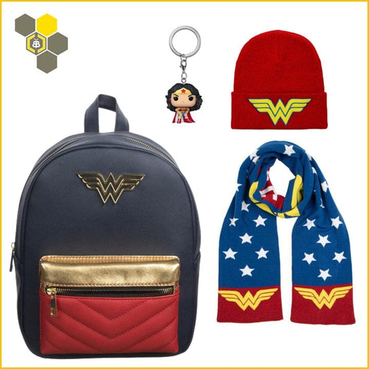 Collective Hobbees Gift Wonder Woman Mini Backpack Gift Set CHB22WWB