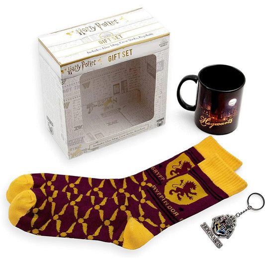 CultureFly Mug Harry Potter Mug, Socks & Keychain Gift Set CF152992HP