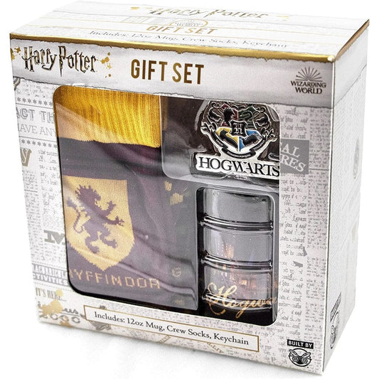 CultureFly Mug Harry Potter Mug, Socks & Keychain Gift Set CF152992HP