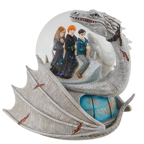 Harry Potter Ukranian Ironbelly Snow Globe with Harry, Ron and Hermione