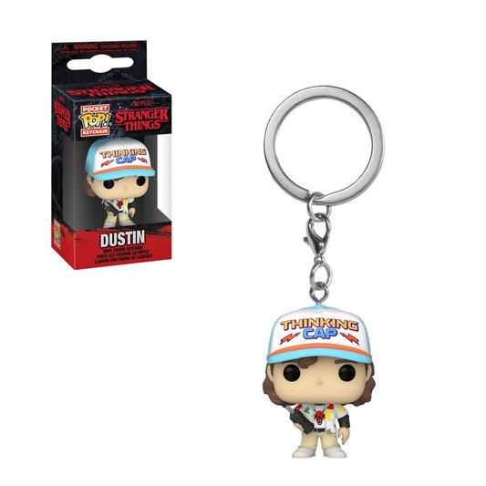 Funko Keychain Stranger Things S4 Dustin Pop! Keychain FU62383