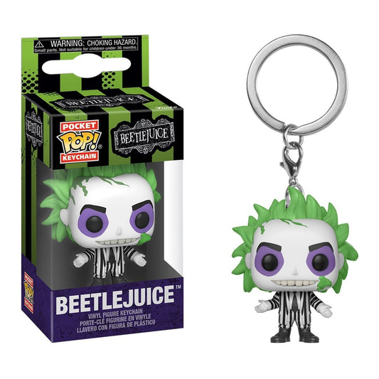 Funko Keychain Tim Burton's Beetlejuice Pocket Pop! Keychain FU49826