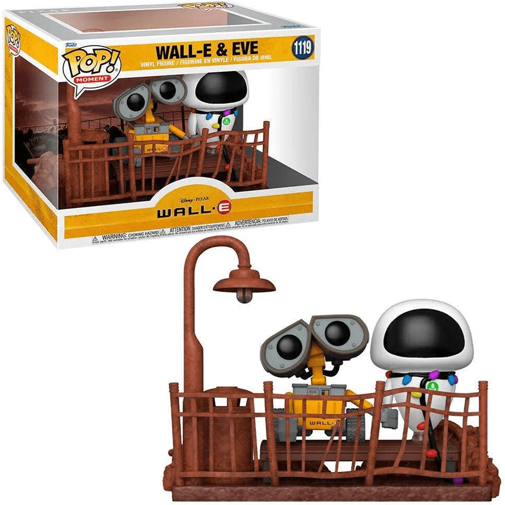 Funko Vinyl Figure Disney Wall-E & Eve Pop! Vinyl Moment