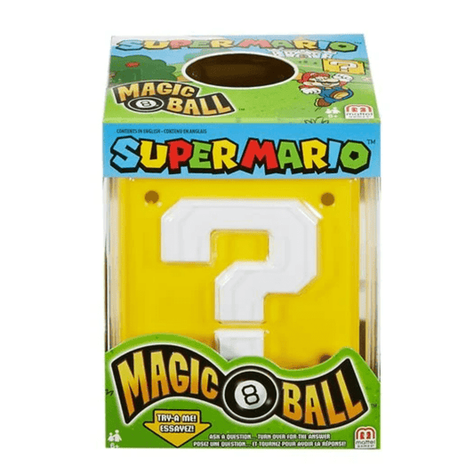 Nintendo Super Mario Yellow Mystery Block Magic 8 Ball