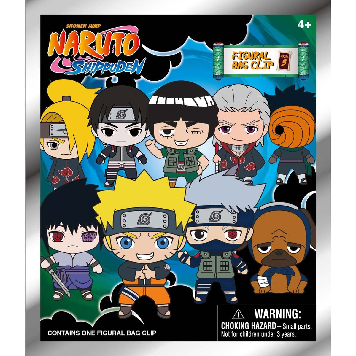 Monogram Keychain Naruto Series 3 Collectible Figure Bag Clip MG70525AA