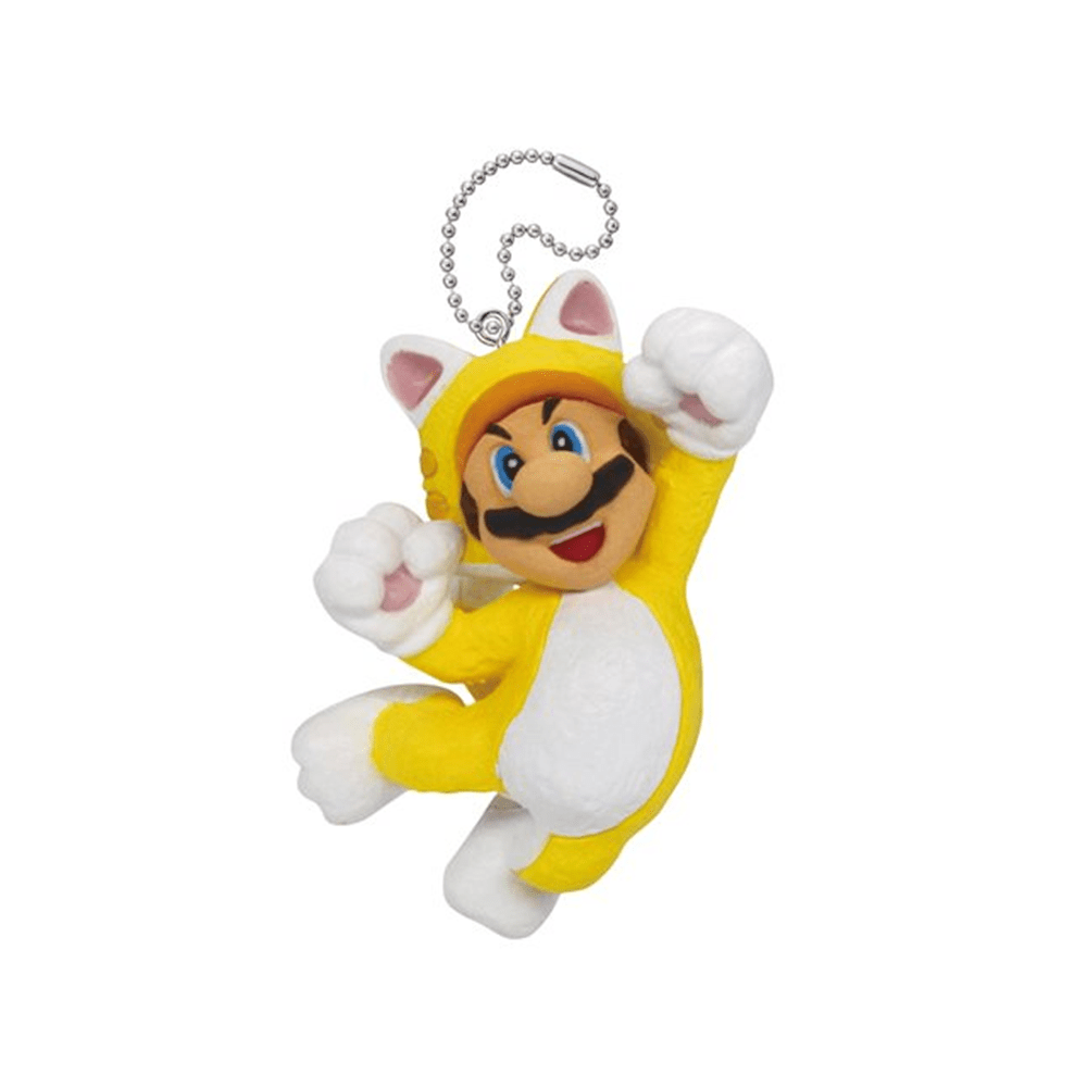 Monogram Keychain Super Mario 3D World Collectible Danglers