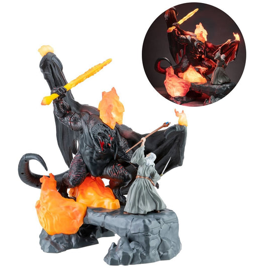 Paladone Vinyl Statue LOTR Balrog vs. Gandalf Light-Up Statue PP6721LR