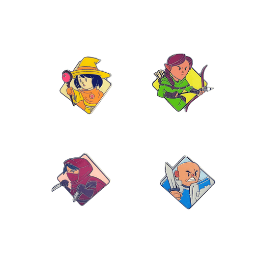 Pinclub Gamer Culture Enamel Pins 4-pack