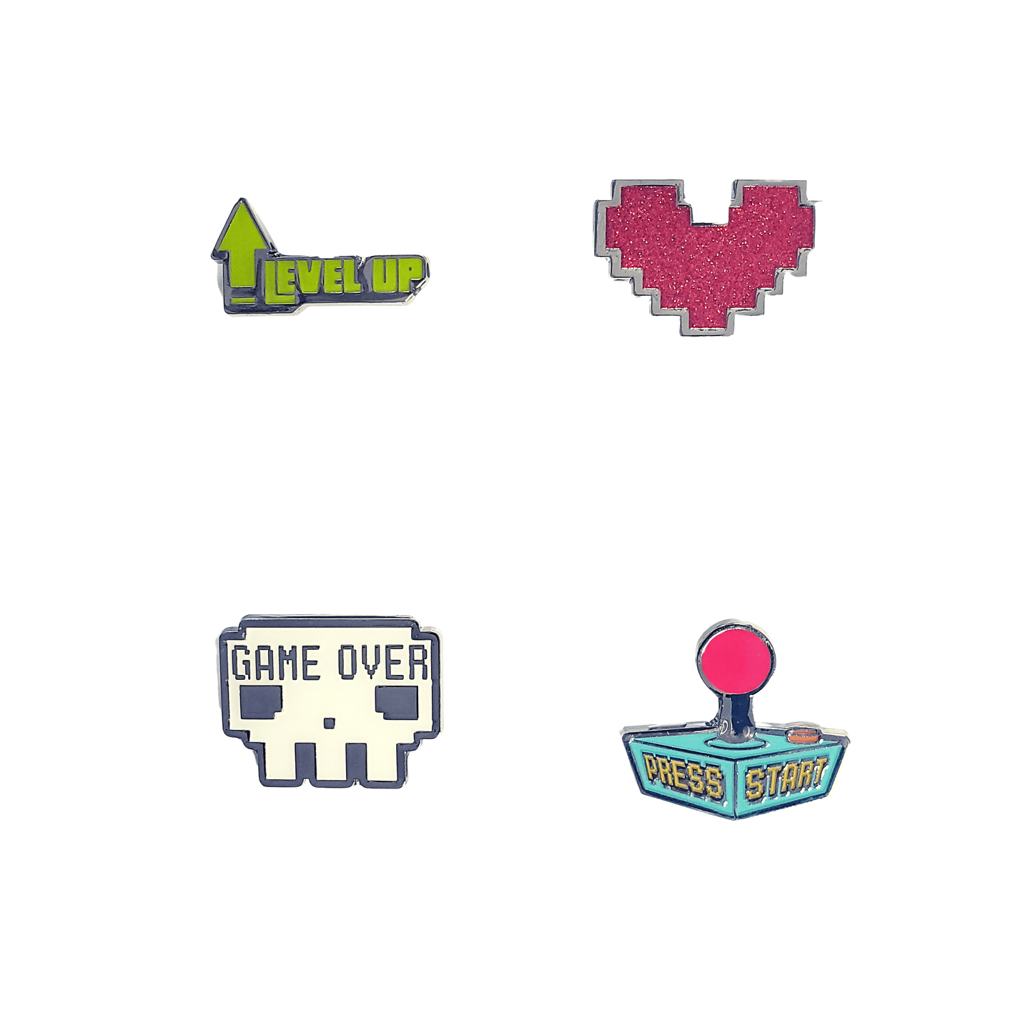 Pinclub Gamer Culture Enamel Pins 4-pack