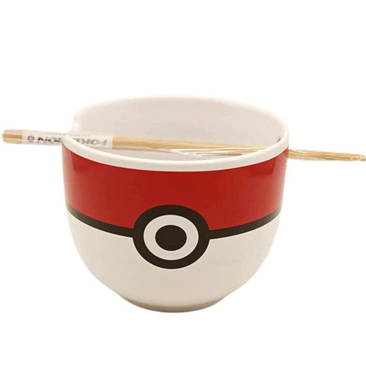 Silver Buffalo Bowl Nintendo Pokemon Pokeball Ceramic Ramen Bowl PK1605KD