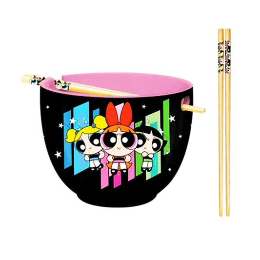 Silver Buffalo Bowl Power Puff Girls Ceramic Ramen Bowl