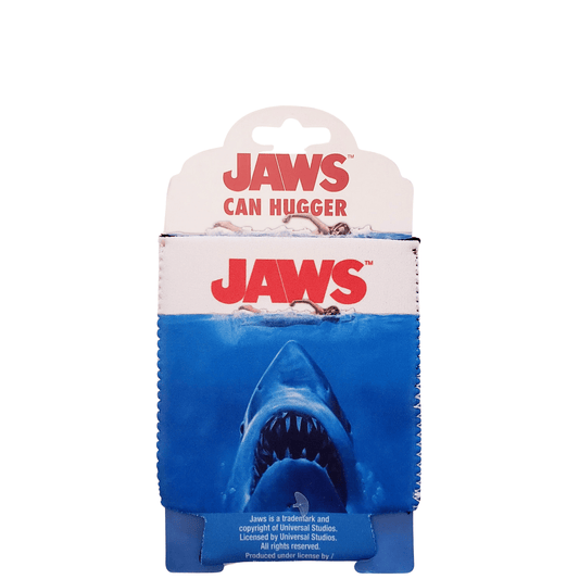 Jaws Movie Neoprene Koozie White and Blue