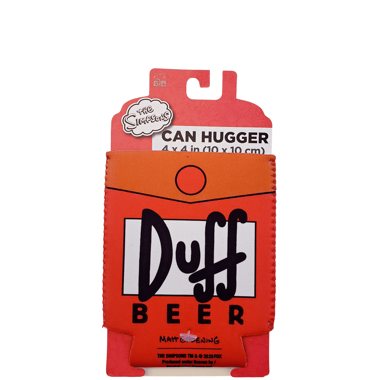 Matt Groening The Simpsons Duff Beer Neoprene Koozie