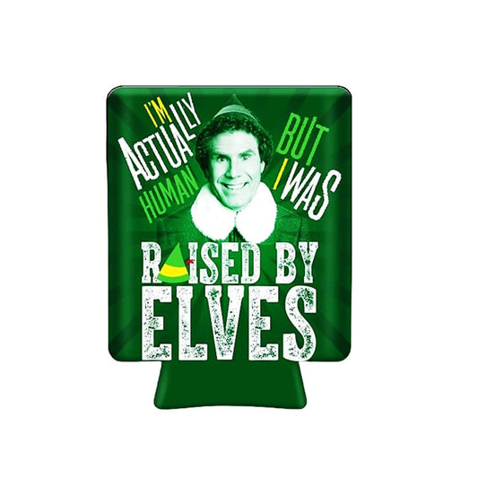 Silver Buffalo Koozie The Elf Raised By Elves Neoprene Koozie WBM61351