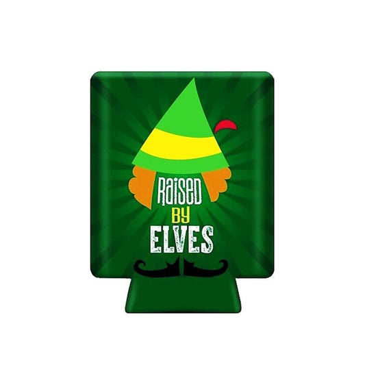 Silver Buffalo Koozie The Elf Raised By Elves Neoprene Koozie WBM61351