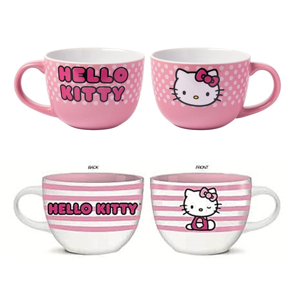 Silver Buffalo Sanrio Hello Kitty Ceramic Soup Mug 24oz – Collective ...