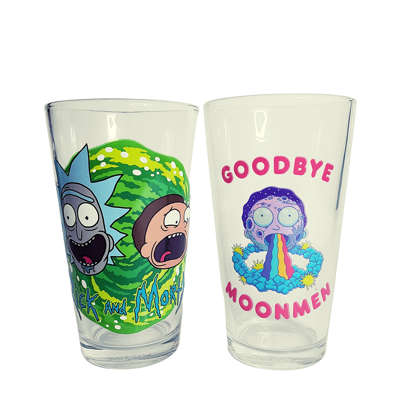 Silver Buffalo Pint Glass Adult Swim Rick And Morty Pint Glass 16oz