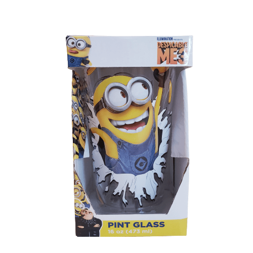 Despicable Me 3 Minions Pint Glass 16oz