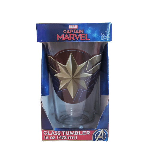 Marvel Comics Captain Marvel Pint Glass 16oz