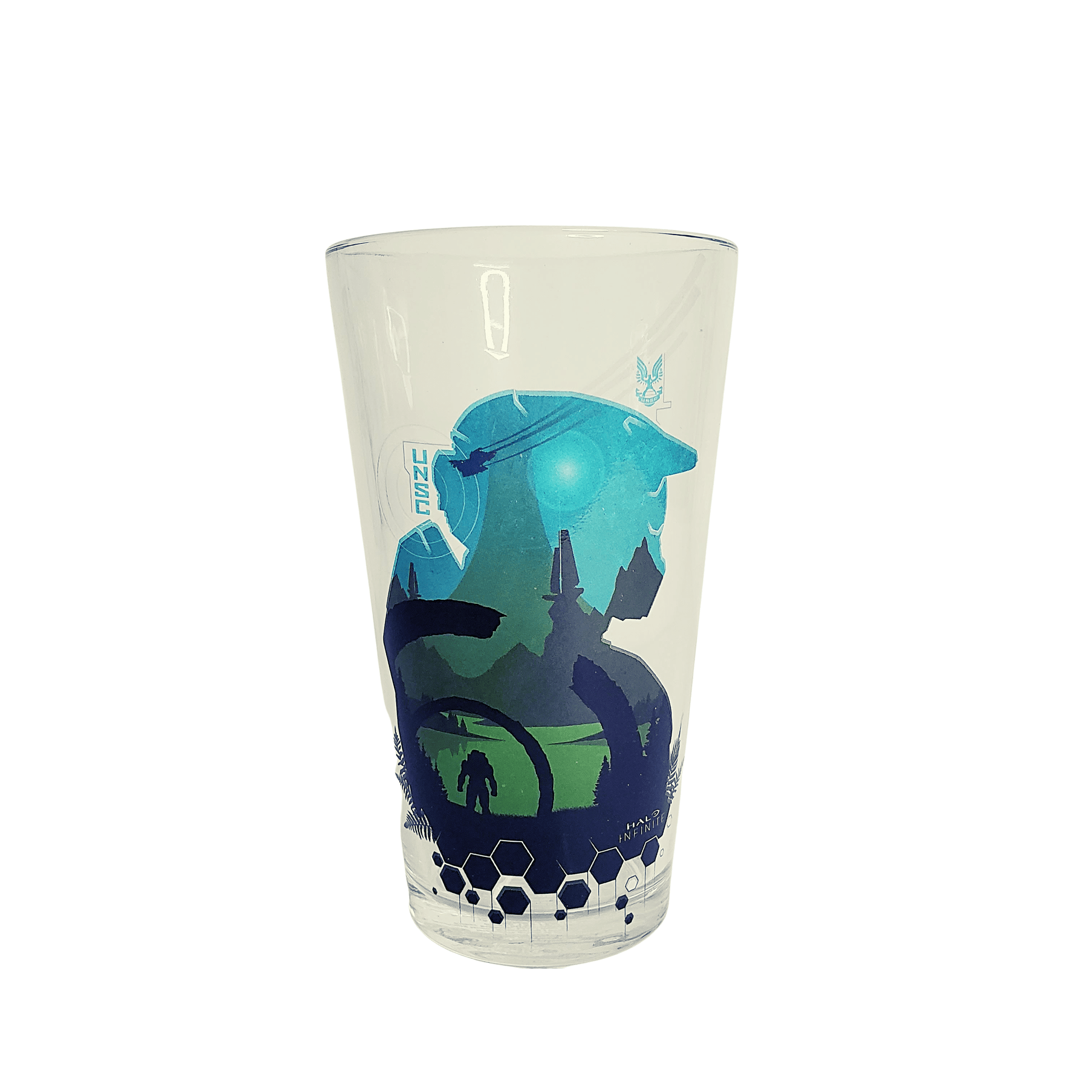 Master Chief from Halo Laser Engraved Pint Glass – ClinksDrinks