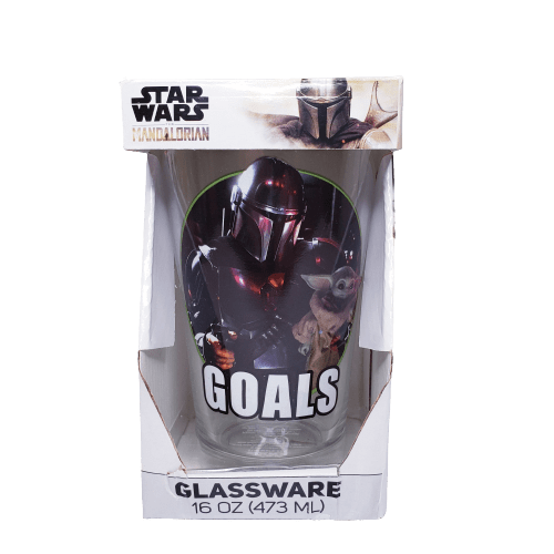 Star Wars The Mandalorian Pint Glass 16oz