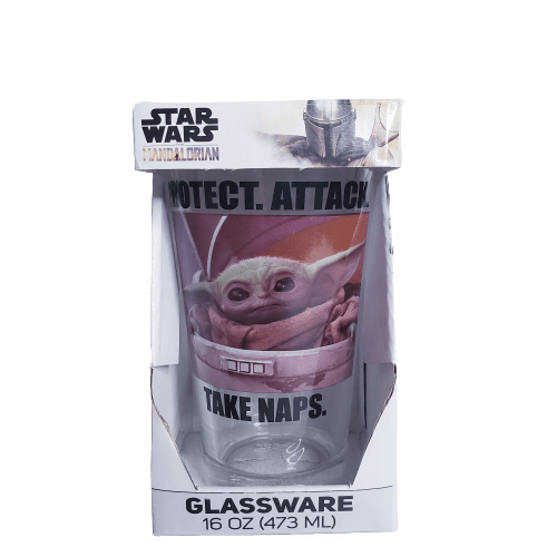 Star Wars The Mandalorian Pint Glass 16oz