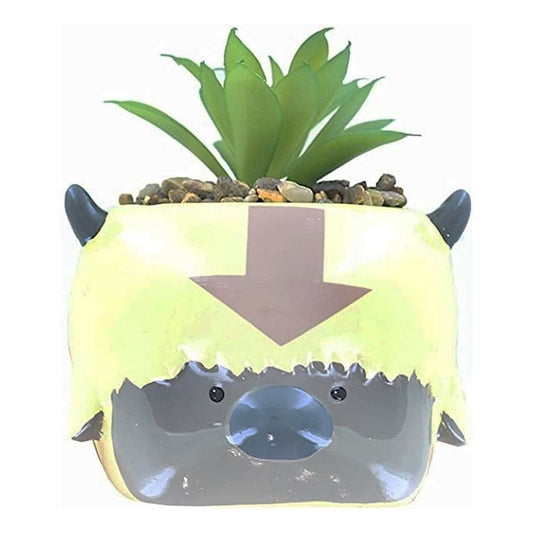 Silver Buffalo Planter Avatar The Last Airbender Appa Planter With Faux Plant AVA517EH