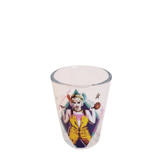 DC Comics Harley Quinn Birds Of Prey Shot Glass 1.5oz