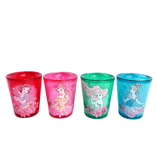 Silver Buffalo Shot Glass Disney Princesses Freeze Gel Shot Cups Set 1.5oz DP13258Y