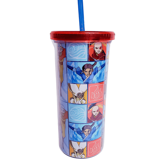 Silver Buffalo Tumbler Avatar Collage Tumbler With Straw AVA5148F