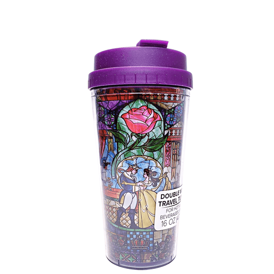 Disney Beauty And The Beast Mural Tumbler 16oz