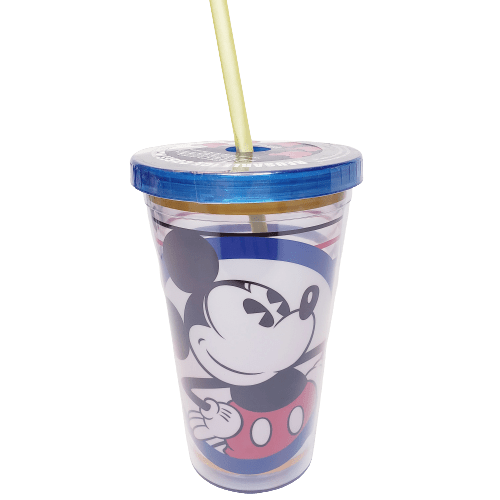 Silver Buffalo Disney Mickey Mouse Tumbler With Reusable Ice Cubes