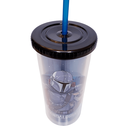 Star Wars The Mandalorian Tumbler With Straw 24oz