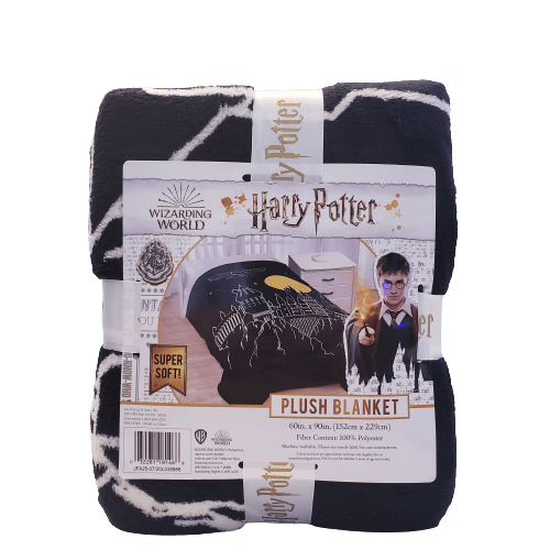 Wizarding World Blanket Wizarding World Harry Potter Hogwarts Plush Blanket 60x90 20L038988-B